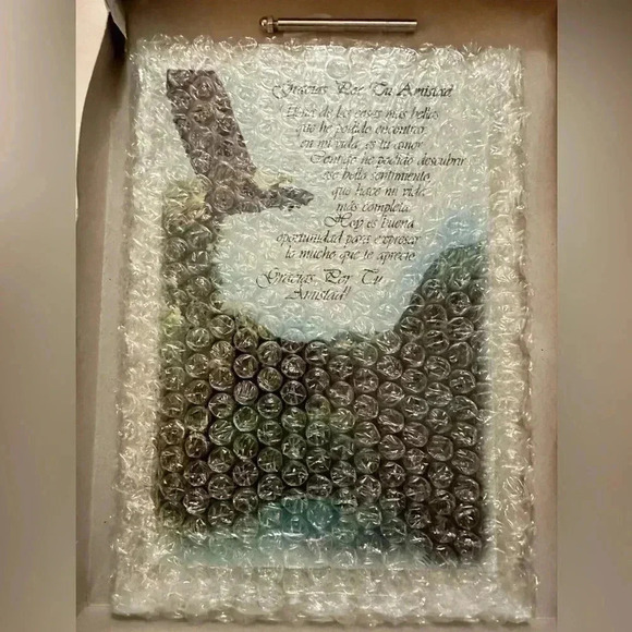 Gracias Por tu Amistad Glass Frame with Message Spanish - Picture 6 of 7